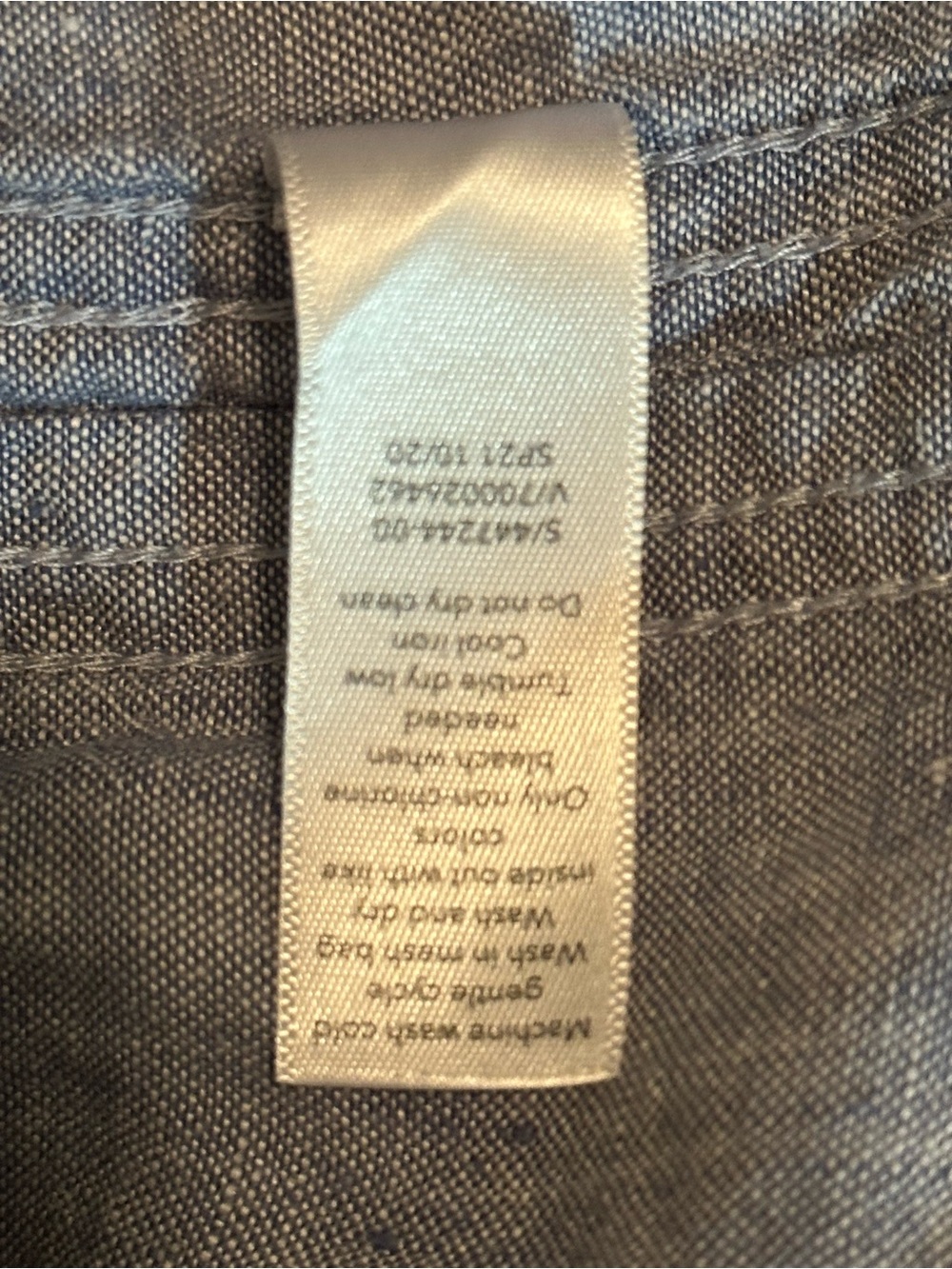 Athleta Women’s Cabo Linen Wide Leg Pant Blue Drawstring Zip Pockets Size 10 T - Picture 8 of 11